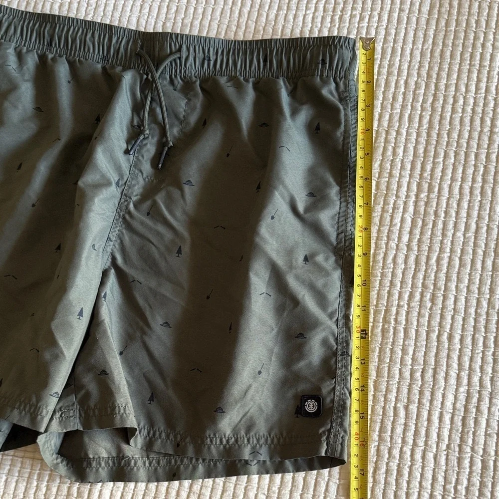 Element Forest Green Swim Board Shorts